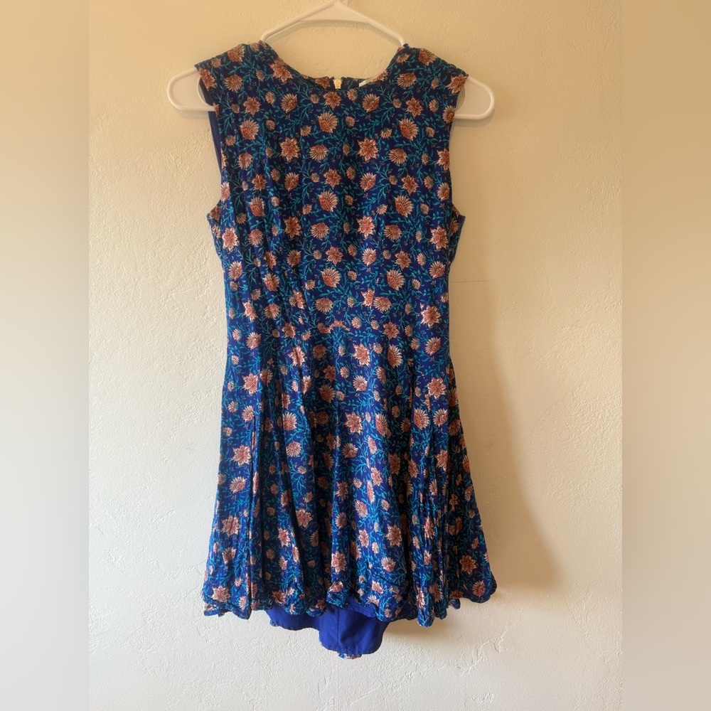 H&M Blue Floral Dress - size 8